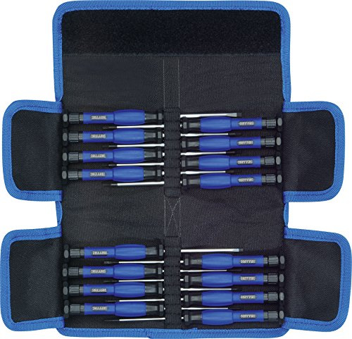 HEYTEC Feinmechaniker Schraubendrehersatz 16-tlg., 1 Stück, blau-schwarz, 50835