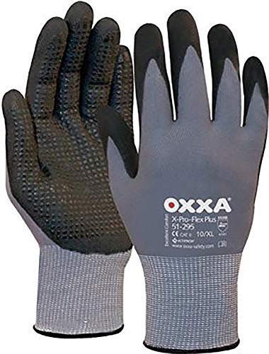 Oxxa 1 51 295 08 Handschuh x-Pro-Flexplus Nft, schwarz, Größe 8