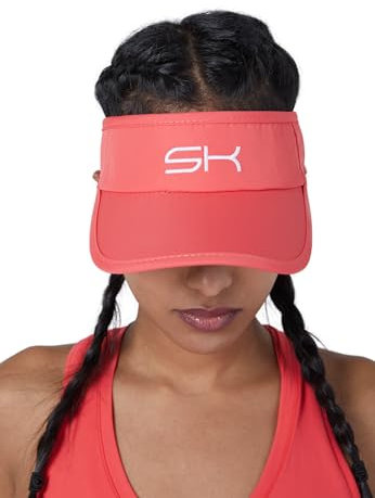 Sportkind Tennis, Running, Golf Sonnen Visor, pfirsich