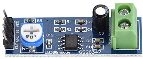 5 Stück 200x Verstärkung 5V Bis 12V Lm386 Leistungsverstärkerplatine 10K Einstellbarer Widerstand Audioverstärkermodul für Ek1236 L1P8