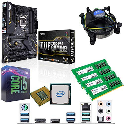 Components4All Intel Coffee Lake Core i5 9600K 3.7GHz (4.7GHz Turbo) CPU, Asus TUF Z390 Pro Gaming Motherboard & 32GB 2666MHz Adata DDR4 RAM Pre-Built Bundle