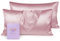 OLESILK Seide Kissenbezug Kissenhülle Haar- und Hautpflege mit Verstcktem Reißverschluss 19 Momme 2 Stücke Lotos 40x80cm