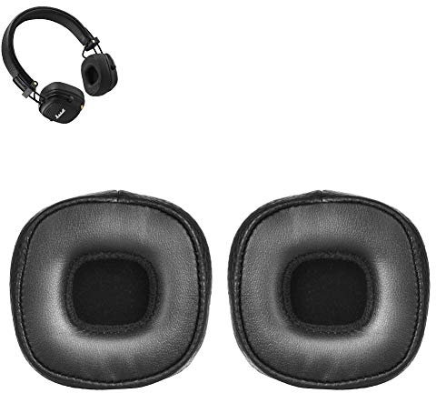 Major III Earpads Replacement Ear Pads Cushions Muffs Repair Parts Compatible with Marshall Major III 3 Wired/Wireless Bluetooth On-Ear Headphone. (Black)