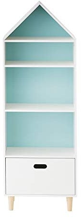 Vertbaudet Kinder-Regalschrank Maison, 5 Fächer weiß ONE Size