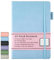 Beinushor Notizbuch A5, mit Hardcover Ausgekleidetes Journal mit Dickem Premium 100GSM Papier, 192 Seiten, Innentasche, Stiftschlaufe, Gummiband, Kunstlederbezug, 14,5 x 21,3 cm (Blau)