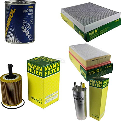 QR-Parts Set 85457879 HU 719/7 x WK 857/1 CUK 2842 C 39 002 9900 Original MANN-Filter Inspektionspaket SCT Motor Flush Motorspülung 11591648