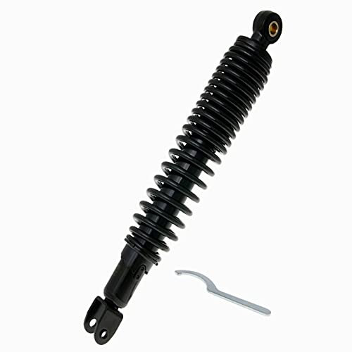 1 Stoßdämpfer Federbein Schwarz Verstellbar 335 mm für Majesty 250 Motorrad inkl. Einstellschlüssel