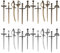 LUTER 24pcs 6 Arten Metall Lesezeichen, Charms Anhänger Vintage Bookmark Mini Schwert Messer Lesezeichen Lange Schwerter Bastelbedarf für DIY Bastelliebhaber Buchliebhaber (Gold und Silber)