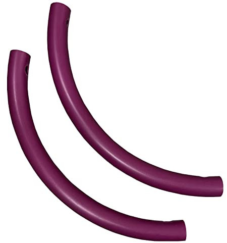 move and stic Rohr 2er Set Rohrbogen 35 x 35 cm Auswahl zur Erweiterung von Klettergerüst und Spielturm (Magenta)