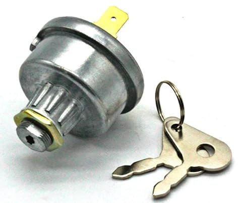 SHLPDFM Serrure d'allumage universelle 12/24 V et 2 clés pour Massey Ferguson JCB AS Lucas 35670 128sa