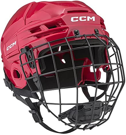 CCM Tacks 70 Helm Combo Senior, Größe:M, Farbe:Rot