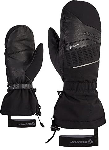 Ziener Herren GASTILO Ski-Fäustling/Wintersport | Gore-Tex lange Stulpe PFC frei, black, 11