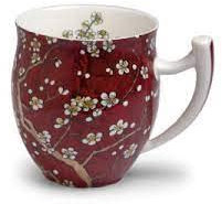 TeaLogic Tazza da tè Tara – Tazza da tè con motivo floreale – Fine Bone China (350 ml)