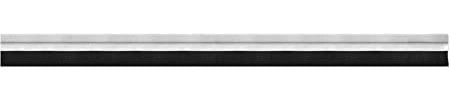 Youyijia Door Brush 100cm Aluminium Doors Bottom Sweep Dust Seal Draught Excluder Strip for Door Draft Blocker Door Bottom(Silver)