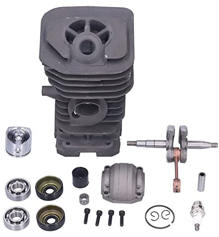 Kaufpart Upgrade Your Chainsaw with Our 40mm Cylinder Piston Kit Needle Bearing Gasket Set - Compatible with Husqvarna 136 137 141 142 Chainsaw Parts
