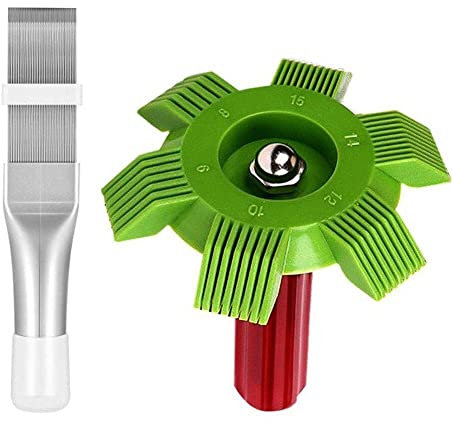 Air Acondicionador Fin De Aleta Peine Radiador Condensador AC Engineador De Aleta De Reparación De Herramientas De Reparación De Limpieza para Limpieza Refrigerador De Automóvil Evaporador del