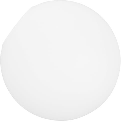 HOMSFOU Spherical Glass Lampshade Globe Glass Shade Light Fixture Cover Popcorn Machine White Outdoor Wall Lights Round Glass Lampshade White Globe Shades Lamp Shades Ball Spherical Light