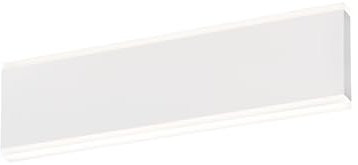 Fischer & Honsel Wandleuchte, Muur | sandweiß| L: 30,50 cm, B: 8,00 cm, Ausladung Wand: 5,00 cm| mit Schalter| 1x LED 8,5 Watt 2700 K | 1200 lm| EEG: F | 30535