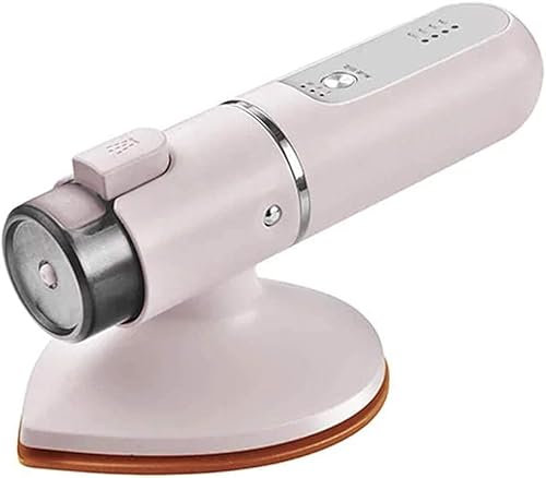 ARTSZY Plancha de Vapor, Plancha de Vapor eléctrica inalámbrica con Control de Temperatura de Viaje portátil for electrodomésticos Adecuada for Planchar Ropa. (Color : Pink)