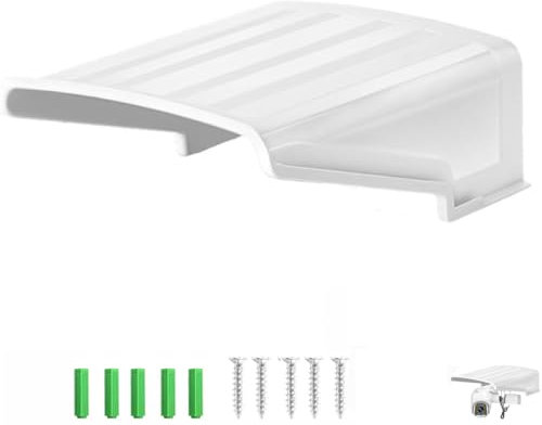 Generic E-Horde Universal Überwachungskamera Abdeckung Schild, CCTV Überwachungskamera Abdeckung Wetterfester Regen und Sonnenschutz für Dome/Bullet Outdoor Kamera