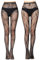 Clundoo Medias Rejilla Mujer,Mujeres Sexy Elástico Medias Medias Mujer, Cintura Alta Medias de Rejilla Pantimedias Elástico para Halloween Fiesta de Carnaval