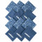 Lammcou Brillenputztücher, Brillentücher Mikrofaser optikerqualität Brillenreinigungstücher, Fusselfrei Microfibre Glass Cleaning Cloth für Kamera, Display, Handys, Tablet, 25*25cm (Blue-Star-12pcs)