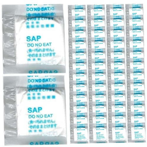 50Pcs Poo Gel,Urine Solidifier and Deodorizer Absorbent Poo Gel Portable Toilet Powder with Water-Soluble Package Bag Emergency Toilet Waste Pee Gel for Camping Toilet