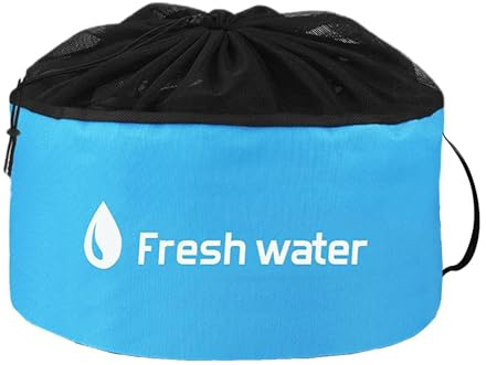 Wasserschlauch-Aufbewahrungstasche, wasserdichte Abwasserrohr-Organizer-Tasche, Gartenschlauch-Tasche mit Kordelzug | Schutzzubehör für Wohnmobilausrüstung für Stromkabel und Schläuche