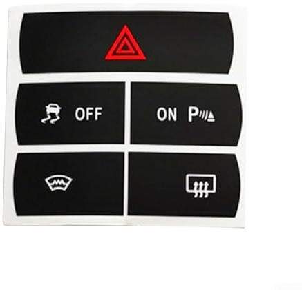 für Ford S Max Button Repair Aufkleber Set für Gefahren- und ESP-Steuerung