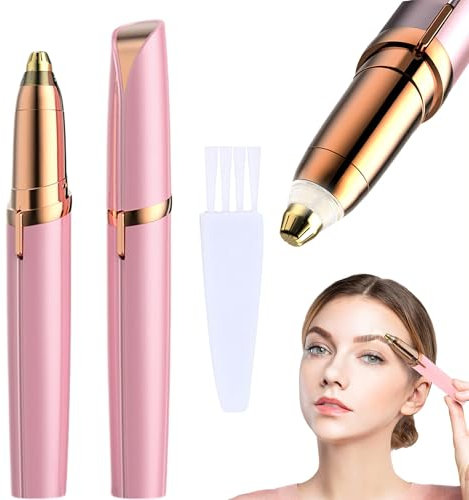 Tomedektore sopracciglia Epilatore sopracciglia donna,Modello di ricarica USB,mini rasoio elettrico portatile per Labbra, Peli del viso, Naso, Orecchie