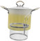 Hemobllo 1 Ensemble De Friteuse En Acier Inoxydable Égouttoir À Huile De Cuisine Poêle À Frire Multifonctionnelle Avec Couvercle Marmite À Friteuse Marmite À Frire Avec Couvercle
