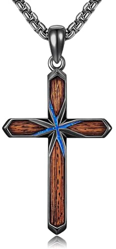 YAFEINI Taufgeschenke Silber 925 Virgen De Guadalupe/Betende Hände/Heiliger Christophorus Anhänger Halskette Christlicher Schmuck Konfirmation Geschenke