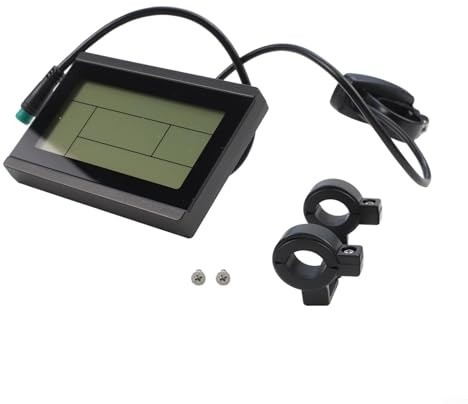 Gettimore Kt-Lcd3 - Display LCD per E-Bike 24/36/48 V, impermeabile, con staffa e viti per controller della serie Kt