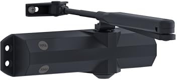 Yale Chiudiporta aereo serie 4000 cod. 30-4000-0001-00-55-11 nero, braccio senza fermo
