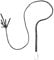 W WIDMANN MILANO Party Fashion 05383 - Peitsche Lederlook, Schwarz, ca. 180 cm, Cowboy, Dompteur, Zirkus, Kostüm, Accessoire, Mottoparty, Karneval