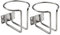 Bestlymood 2 PièCes en Acier Inoxydable Voiture Bateau Anneau Tasse Porte-Bouteille Porte-Bouteille pour Marine Yacht Un Camion Camping Voiture