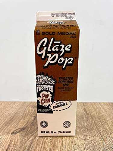 Cinin - Glaze Pop Caramelo - Azúcar Especial para Hacer Palomitas Dulces Sabor Caramelo