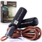 Dekiru Springseil • Springseile (Leder) Speed Rope Übungs-Springseil Erwachsene für Damen und Herren Workout Verstellbares Fitness-Springseil Zuhause Fitnessstudio Geschenkbox