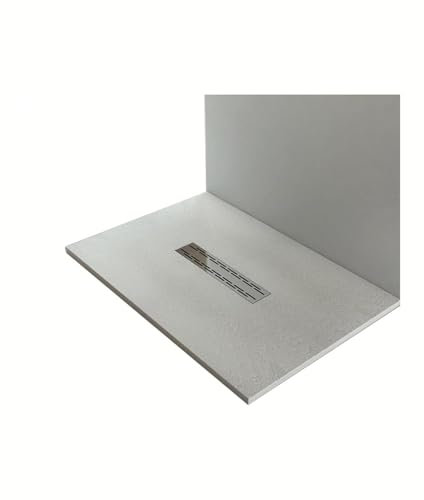 Piatto Doccia Rettangolare in Marmo-Resina 70x160 cm - Rocky Lux