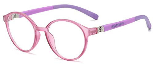 Sobeta Gafas Anti-Bloqueo de luz Azul, Montura para niños, Gafas de Moda, Lentes Transparentes, anteojos para niños