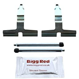 Bigg Red - Brake Caliper Pad Fitting Kit - Rear Left & Right - Compatible with Selected Models