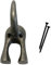 Thorness CAST Iron Wall Mounted Dog Tail Coat Hook | Coat Hook | Dog Lead Hook | Dogs Bottom Wall Coat Hook | Key Hanger | Great for use in The Hallway or Bathroom