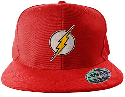 The Flash Offizielles Lizenzprodukt Standard Snapback Cap Snapback Cap (Rot), One Size