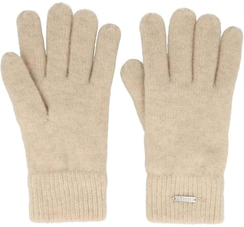 Eisglut Damen Undinel Glove Fleece Winter-Handschuhe, beige, S/M (Umfang 17,5-19cm / 6,5-7,0 inch)