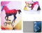 elfofle Universal Hülle für Freeski/Tuohaitime/HotLight Tablet 10 Inch/SGIN Tablet/TPZ Tablet/Fullant Tablet/Lville Tablet/Mouikei Tablet, PU Leder Schutzhülle (Bunte Pferde)