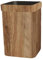 Baoblaze Trash Can Garbage Container Bin Decorative Wood Grain Paper Basket Wastebasket Waste Bin for Office Laundry Indoor Craft Room, 24.5x28cm