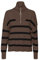 VERO MODA Vmsaba Stripe Ls Highneck Blouse Ga Noos