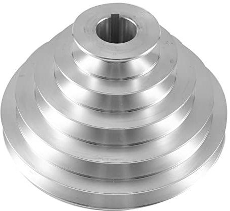 Seprendi 25 mm Bohrung Aluminium Pagodenrad A Typ 5 Stufen Pagode Riemenscheibe Rad für Zahnriemen