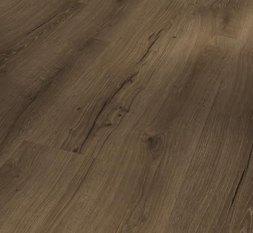 Parador Designboden Vinyl Basic 30 Eiche Cambridge geräuchert Gebürstete Struktur Landhausdiele