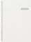 BRUNNEN Buchkalender Mod. 781 2025 | A4, Kunststoff, transparent